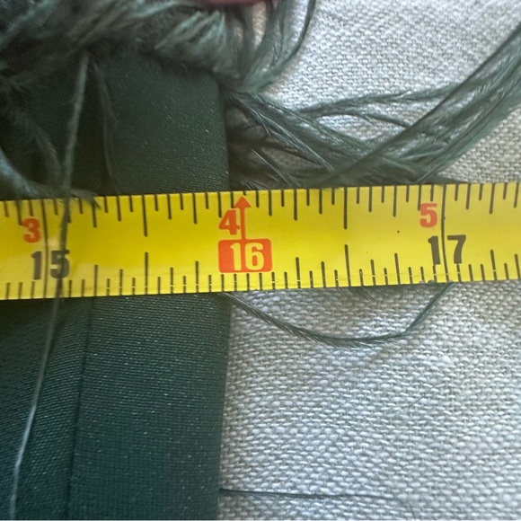 Saylor Lelaina Strapless Feather Trim Jumpsuit Size M Holiday Festive NWT - Picture 10 of 13